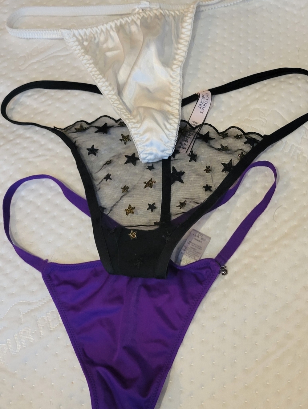 Victoria's Secret V-String panties  Lot Of 3
